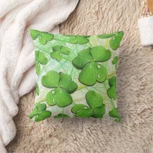 Coussin Shamrock vert St Patrick iPhone 5 Coque-Mate