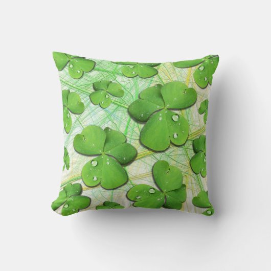 Coussin Shamrock vert St Patrick iPhone 5 Coque-Mate (Recto)