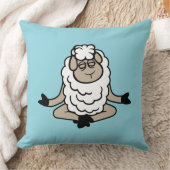 Coussin Sheep Relaxed Peaceful Yoga Lotus Meditation Calm  (Couverture)