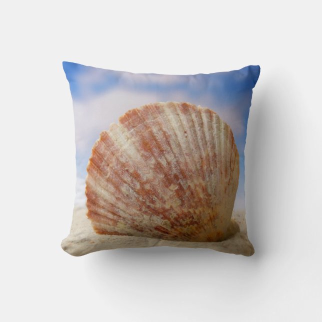 Coussin Shell étayé dans le sable (Recto)