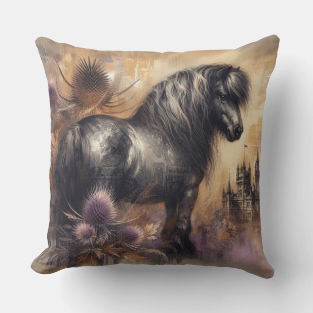 Coussin Shetland Pony Cushion (Recto)