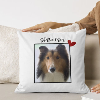 Coussin Shetland Sheepdog Photo Shelter Maman