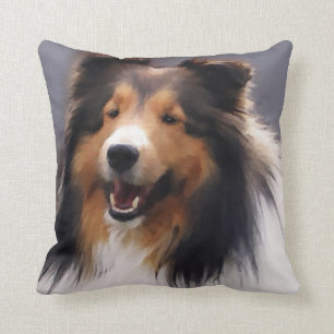 Coussin Shetland Sheepdog Sheltie Art Cadeaux