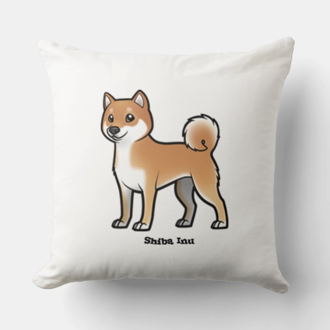 Coussin shiba inu (Recto)