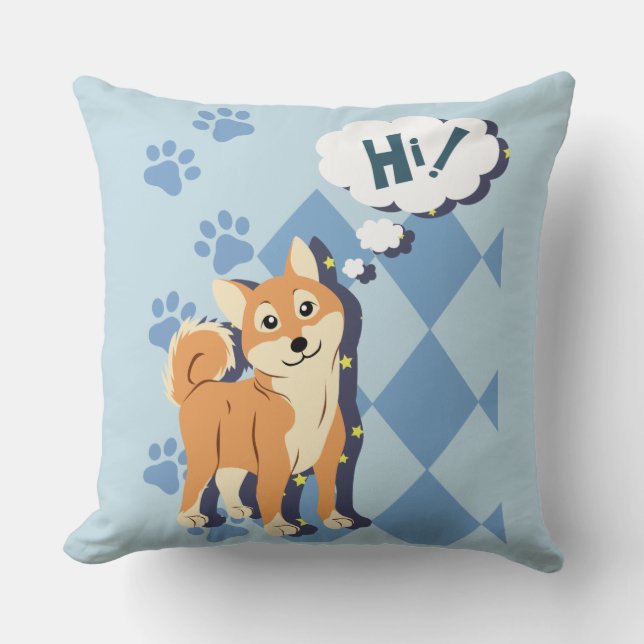 Coussin Shiba Inu (Recto)