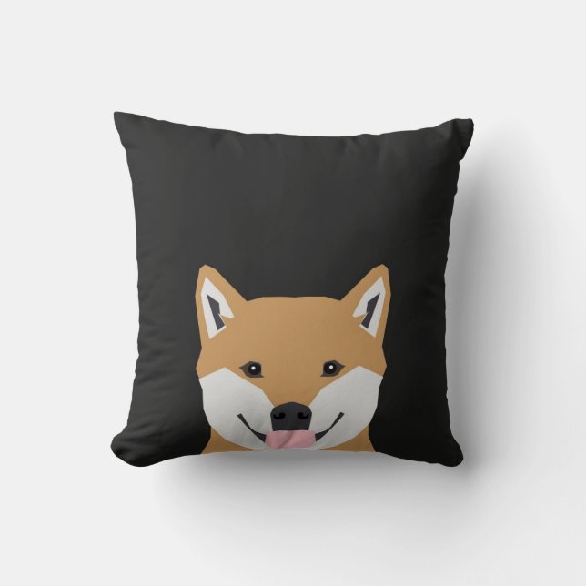Coussin Shiba Inu - jolie illustration pour chien pour les (Recto)