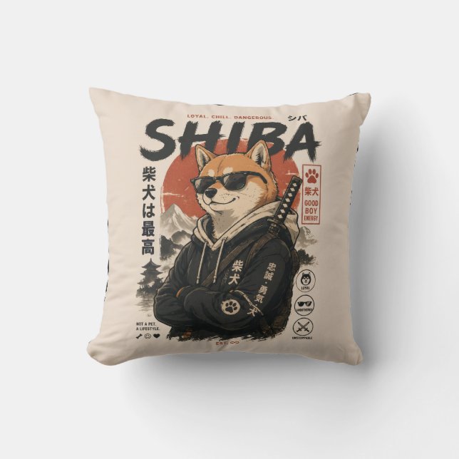 COUSSIN SHIBA LE PROTECTEUR (Recto)