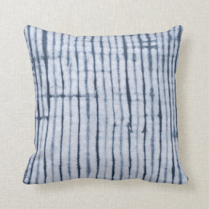 Coussin Shibori Stripe, SL Indigo