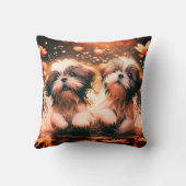 Coussin "Shih Tzu Pond Play" (Verso)