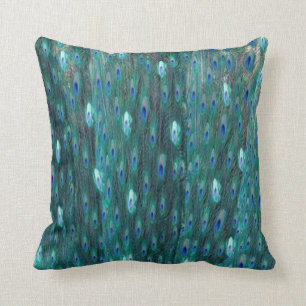 Coussin Shinny les plumes de paon