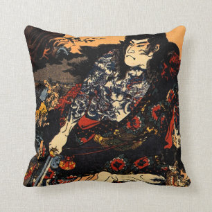 Coussin Shinsh de Kuniyoshi Japon Kyumonryu