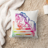 Coussin showjumper d'arc-en-ciel (Couverture)