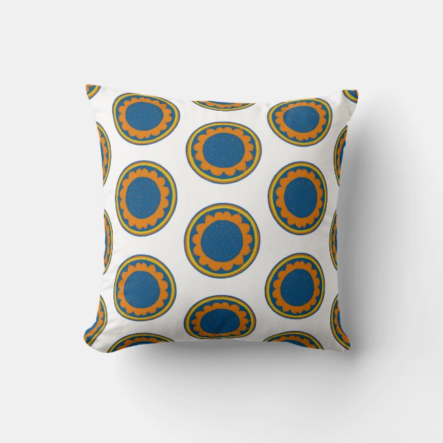 Coussin Shweshwe africain  (Recto)