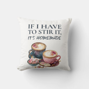 Coussin Si je dois le remuer, c'est fait maison – Amoureux
