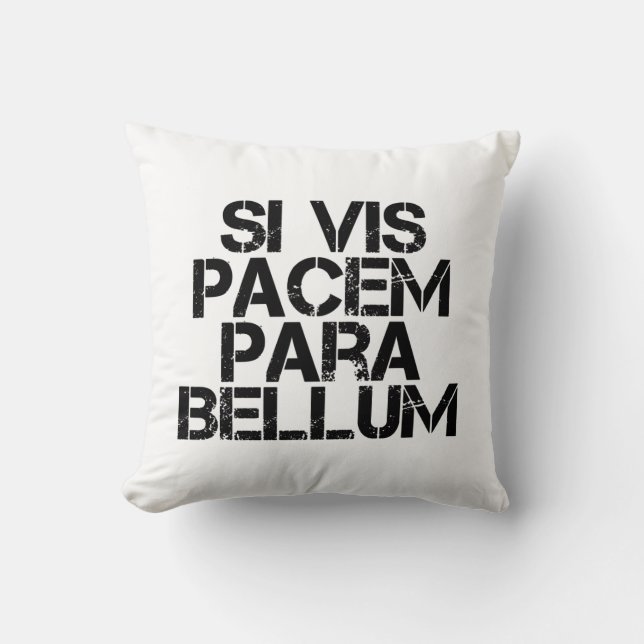 Coussin Si Vis Pacem Para Bellum (Recto)