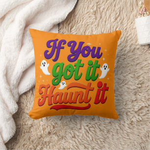 Coussin Si Vous L'Avez Fait Haunter Il