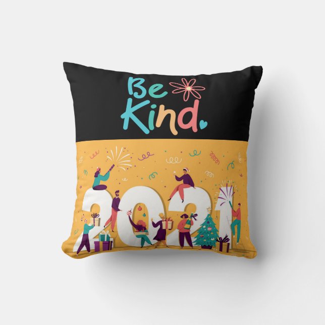 Coussin Si vous pouvez faire quelque chose en 2021 BE Jour (Recto)