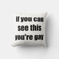 Si vous pouvez voir ceci, vous êtes gay Sarcasme g