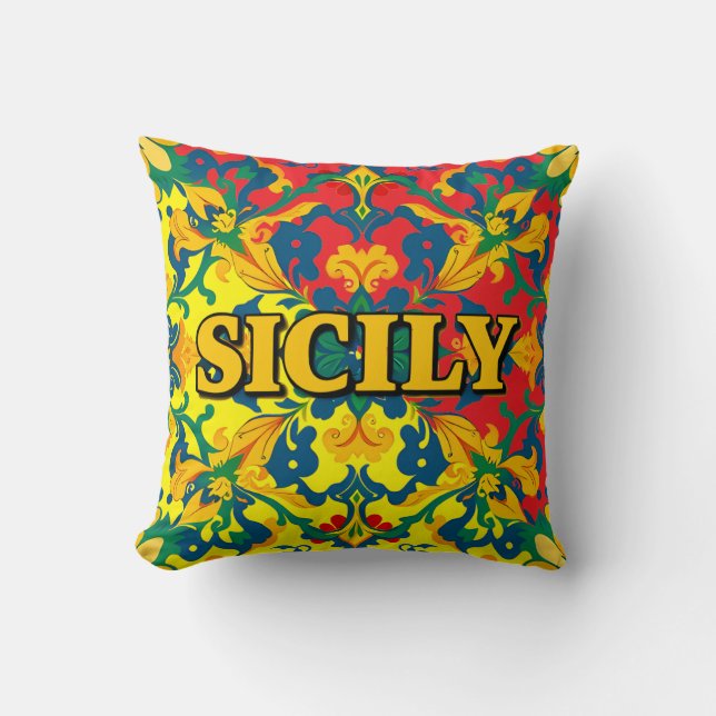 Coussin Sicile Sicilien (Recto)