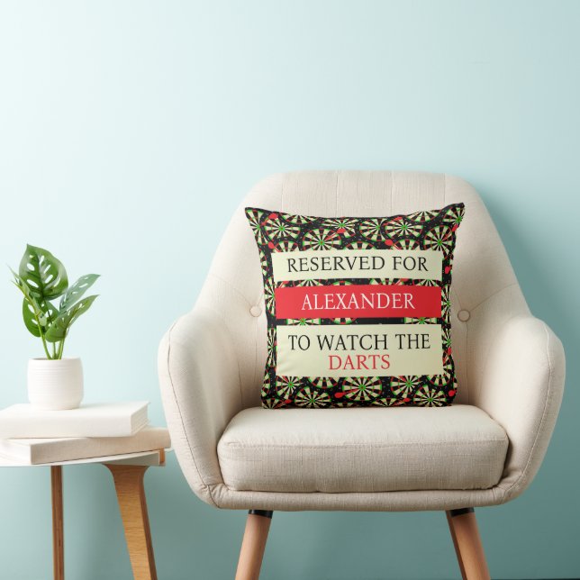 Coussin Siège réservé pour un match de fléchettes (Chaise)