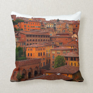 Coussin Siena Cityscape Toscane Italie