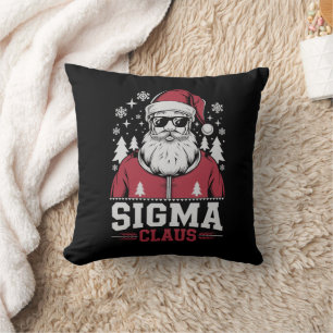 Coussin Sigma Claus Cool Père Noël Noël Rizz Rizzler Mème