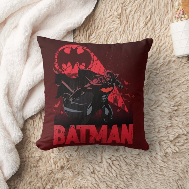 Coussin Signal Batman Crimson Bat (Couverture)