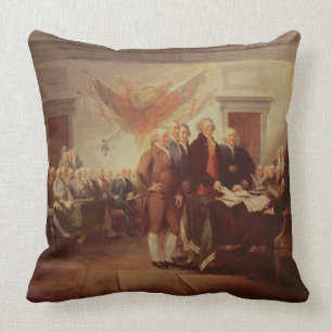 Coussin Signature de la déclaration d'indépendance, 4èm