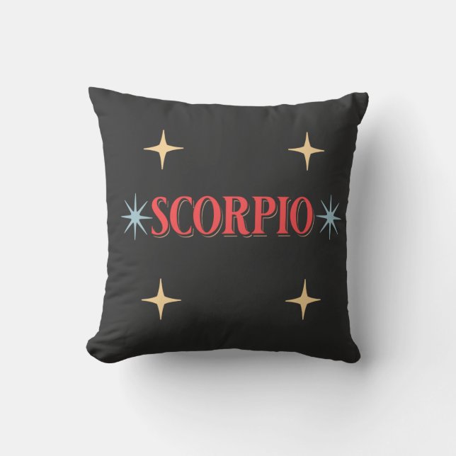 Coussin SIGNE Astrologique Scorpio (Recto)