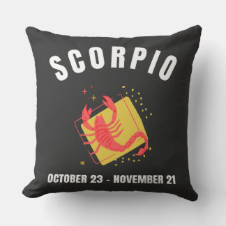 Coussin Signe astrologique Scorpion