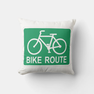 Coussin SIGNE DE LA ROUTE DE VÉLO Classique