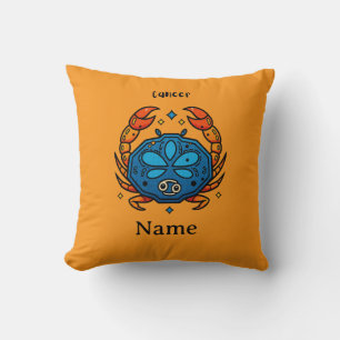 Coussin Signe du zodiaque Cancer Pop Art - Crabe céleste r