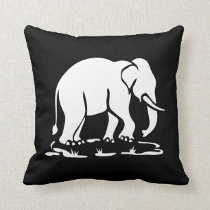 Coussin Signe thaïlandais asiatique de trekking d'éléphant