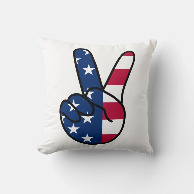 Coussin SIGNE USA Flag V (Recto)