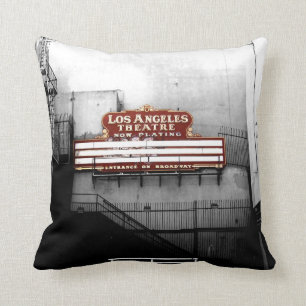 Coussin Signe vintage de théâtre de Los Angeles