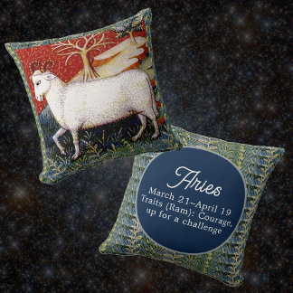 Coussin Signe Zodiac Bélier le bélier fête d'anniversaire