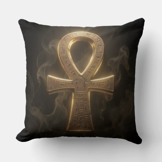 Coussin Signification du symbole Ankh – Clé de la vie (Recto)