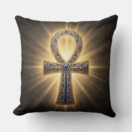 Coussin Signification du symbole de l'Ankh – Clé de la vie (Recto)