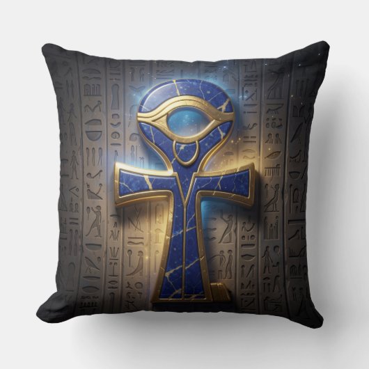 Coussin Signification du symbole de l'Ankh – Clé de la vie (Recto)