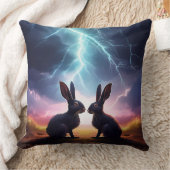 Coussin Sihouettes de lapin (Couverture)