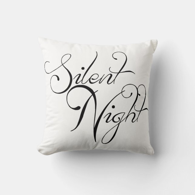 COUSSIN SILENCIEUX DE NUIT (Recto)