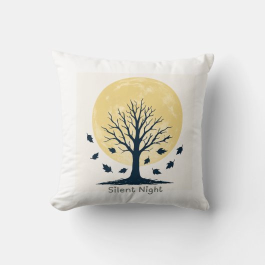 Coussin Silent Night Moon Tree Pillow (Recto)