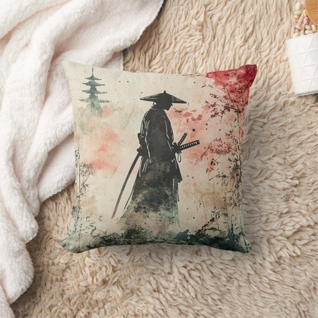 Coussin Silent Samurai Forêt Cramoisi (1) (Couverture)