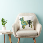 Coussin Silhouette abstraite de chiwawa (Chaise)
