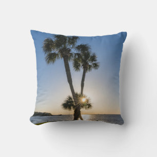 Coussin Silhouette Ciseaux Palm Tree