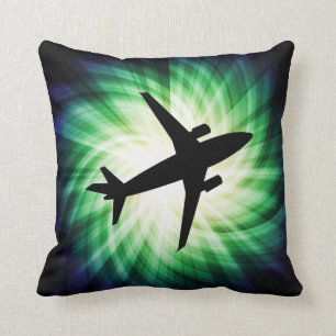 Coussin Silhouette d'avion ; Cool