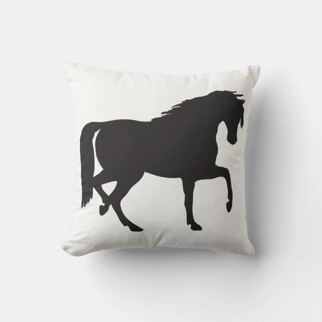 Coussin Silhouette de cheval (Recto)