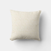 Coussin Silhouette de Tourbillon de Saule - Jaune (Recto)