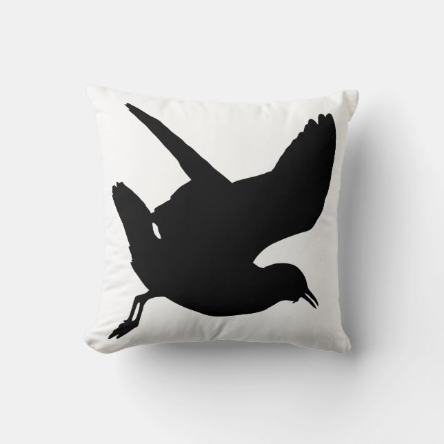 Coussin Silhouette du goéland (Recto)