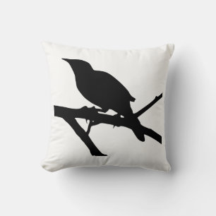 Coussin Silhouette Mockingbird
